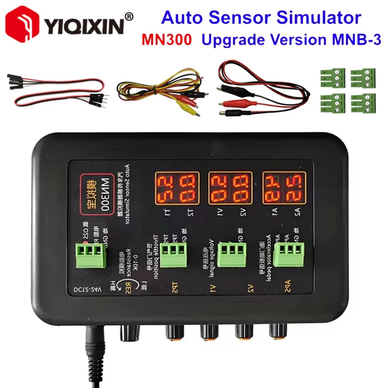 YIQIXIN MN300 Simulatore di Sensore Automatico per Ossigeno dell'Auto, Pressione dell'Olio, Sensore di Flusso