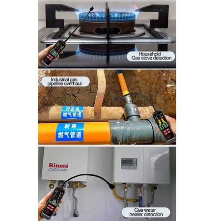 Gas Leak Detector With LCD Display And Alarm For Methane LPG