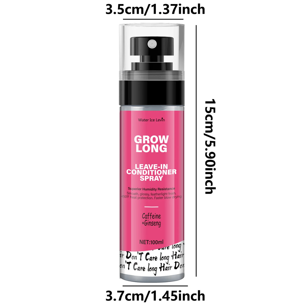 Water Ice Levin Leave-In Conditioner Spray &ndash; Anti-Frizz Deep Hydration