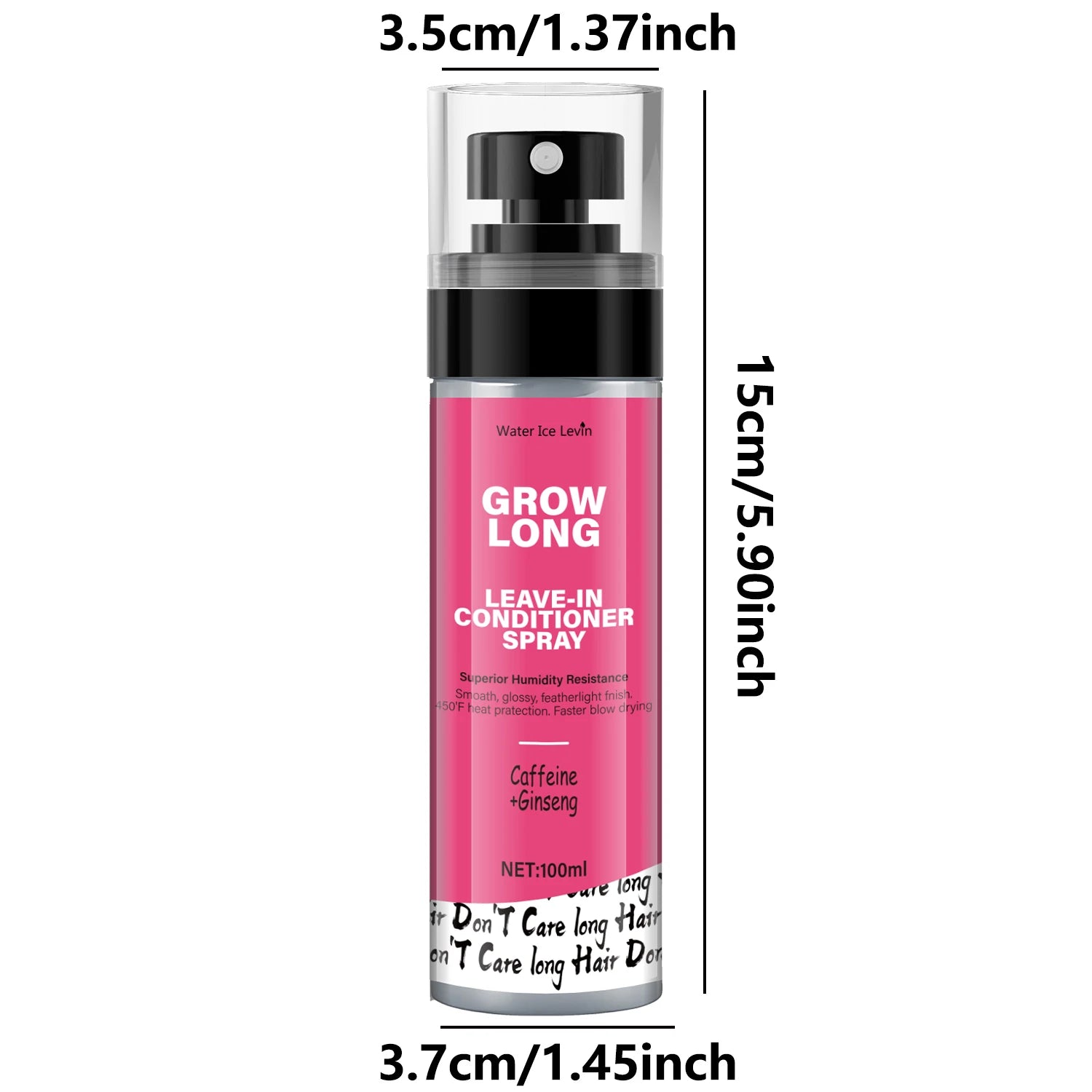 Water Ice Levin Leave-In Conditioner Spray &ndash; Anti-Frizz Deep Hydration