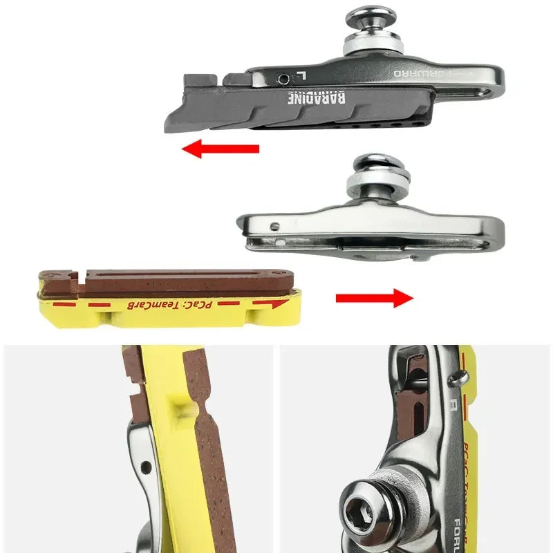 Deemount Carbon Rim Brake Pads &ndash; Superior Heat Dissipation Technology