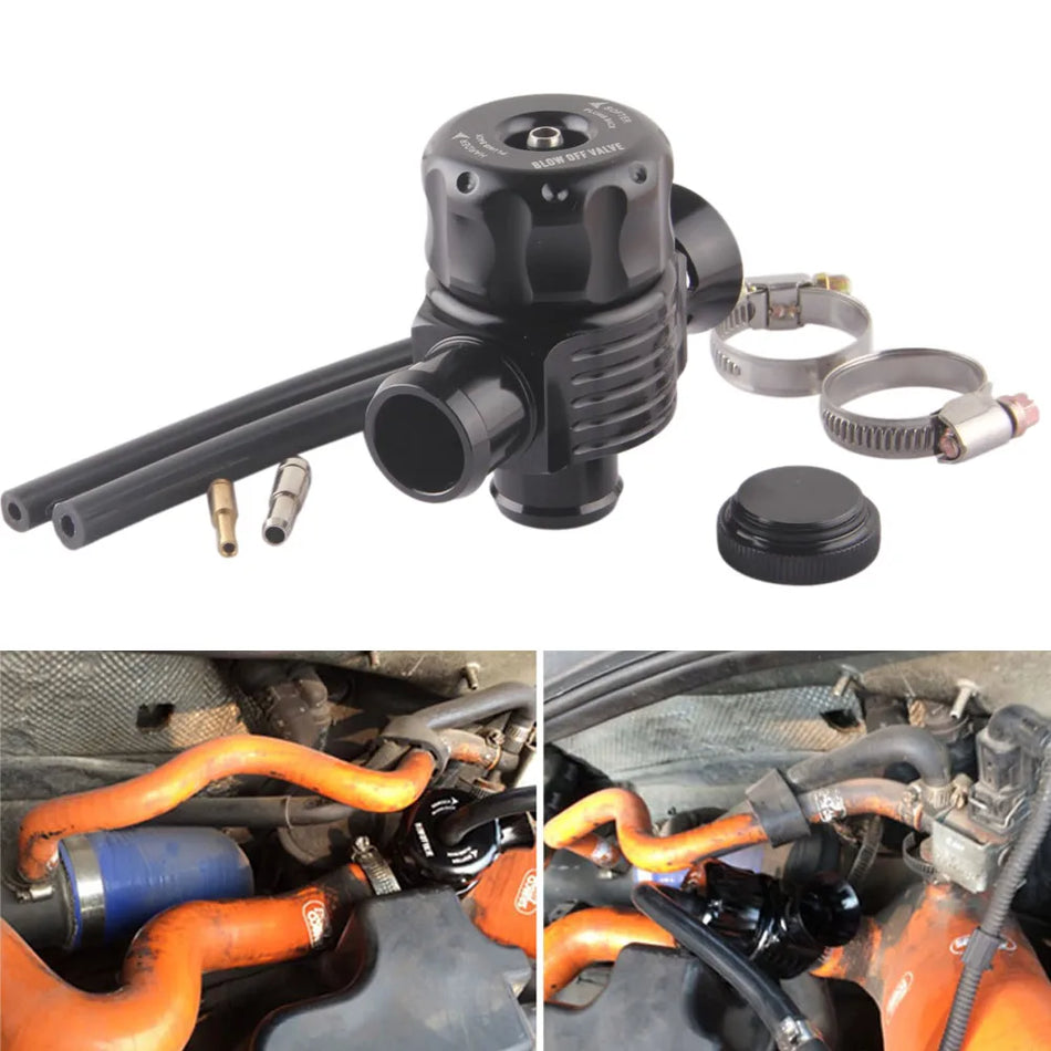 VAG 1.8T Dual Port Aluminum BOV Valve, 25mm Splitter Dump