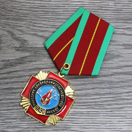Ukraine Chernobyl Rescue Medal - Reproduced Soviet Edition 1 PCS / A