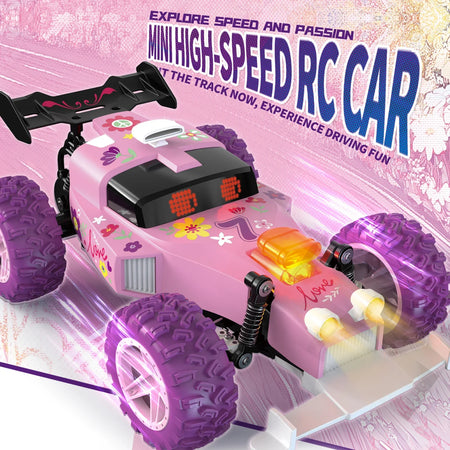 JJRC Pink RC Car &ndash; High Speed Off Road Big Wheel For Girls