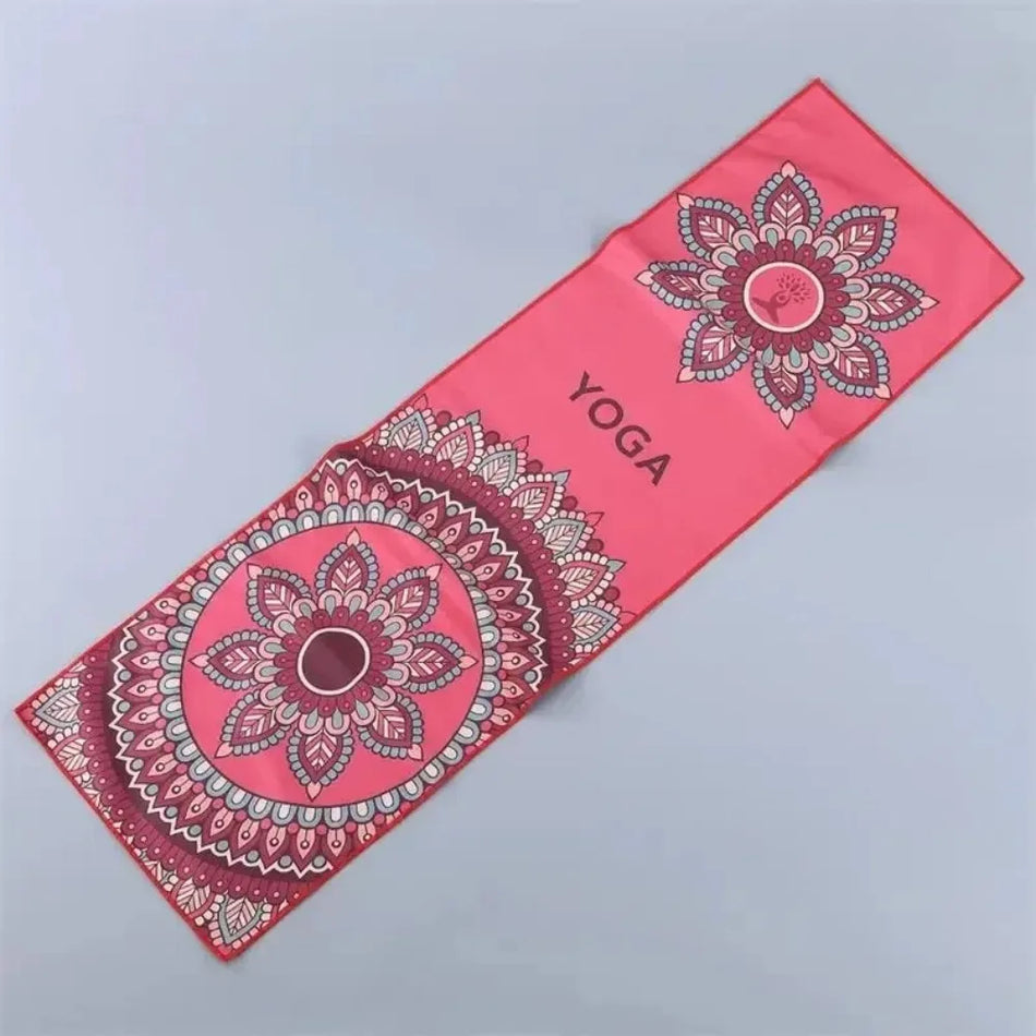 Antislip Suède Yoga Handdoek En Mat Cover Voor Pilates Workout