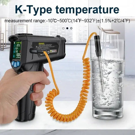 Mestek 50 800C Digital Infrared Thermometer Humidity Meter