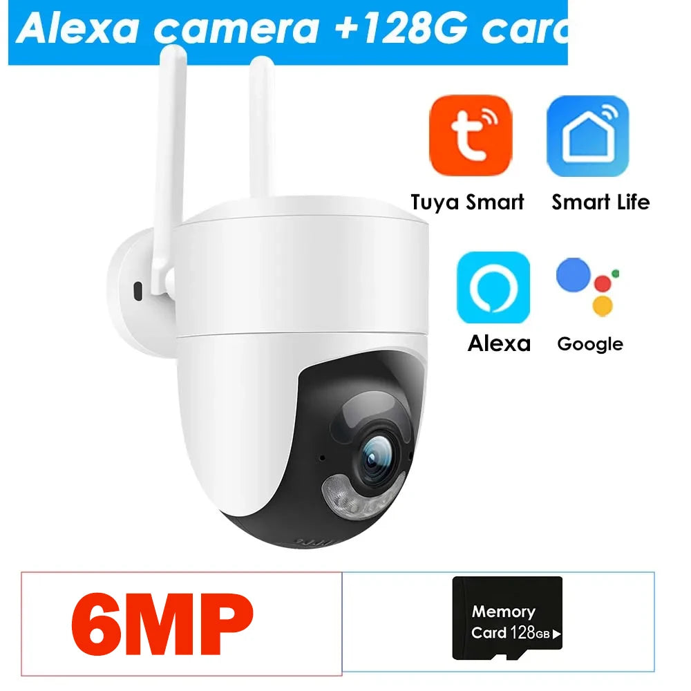 6MP Outdoor WiFi Security Camera
