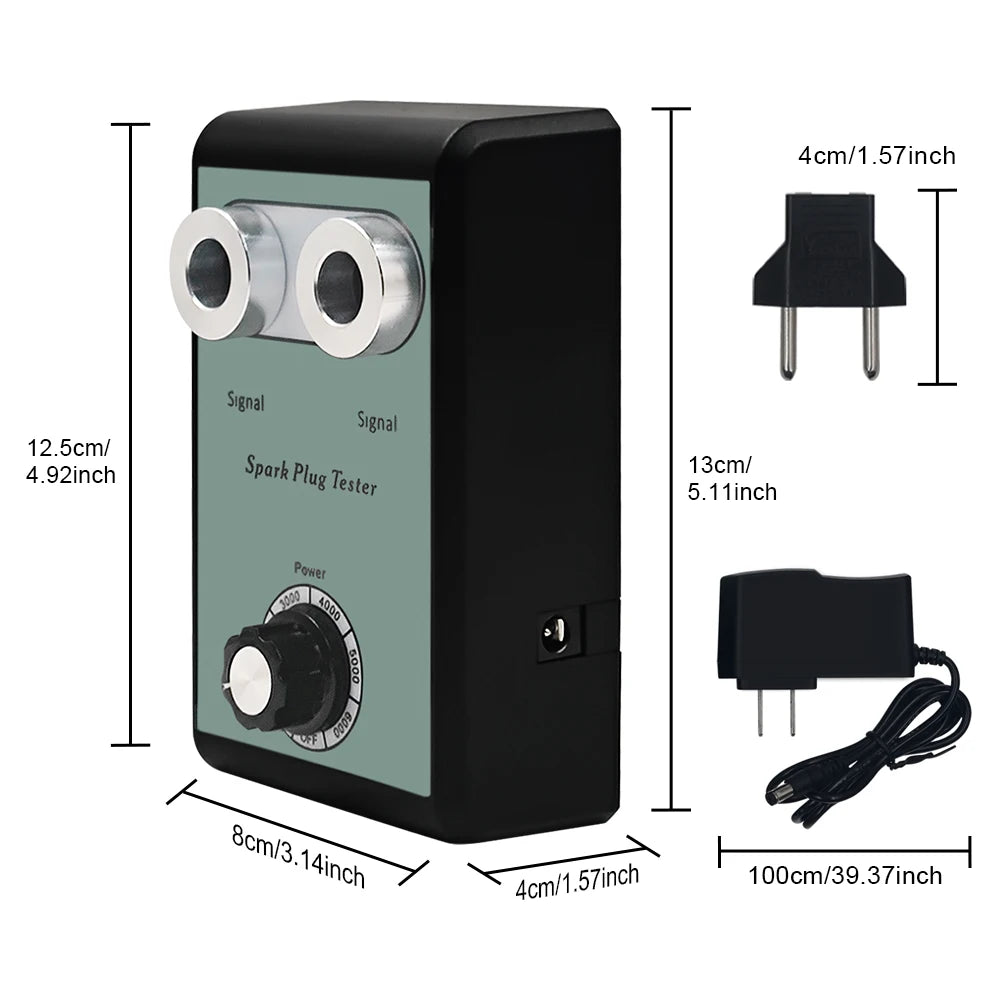 Spark Plug Tester Pen &ndash; Dual Hole Testing for Two Plugs