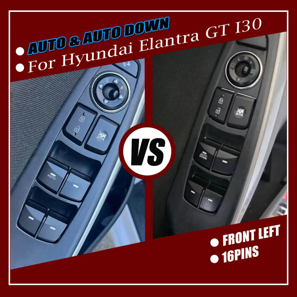 ABS Window Control Switch For Hyundai I30 Elantra GT 2014-2017