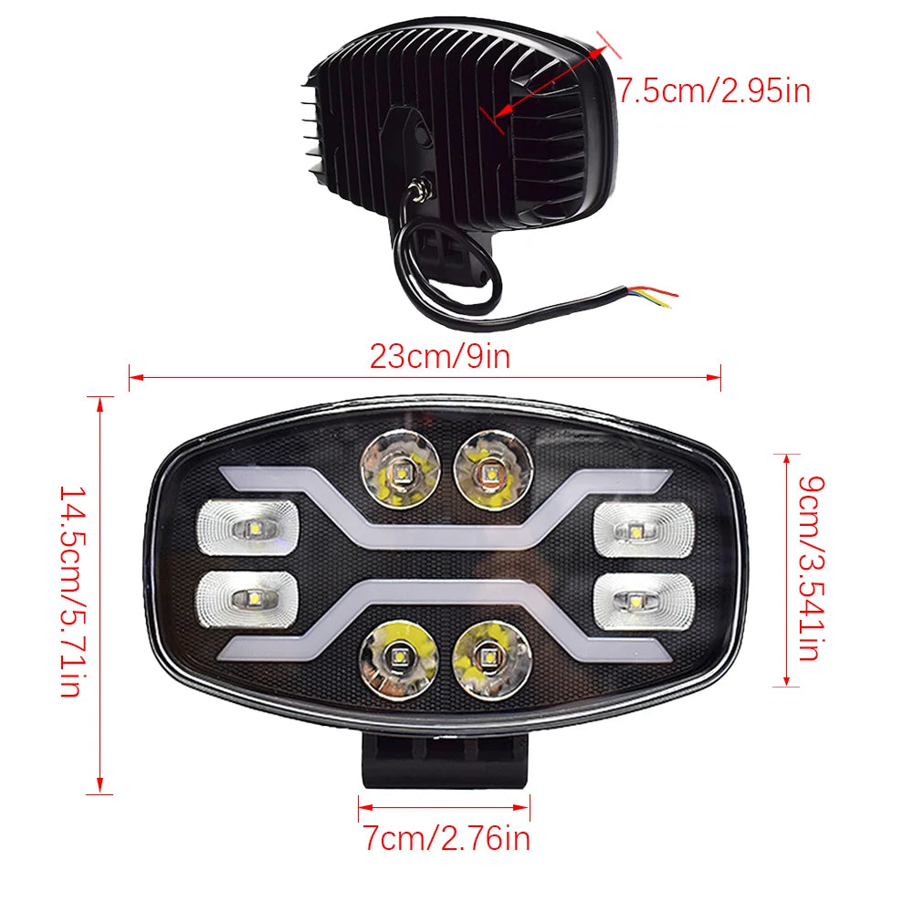 9 Inch LED Off Road Headlight &ndash; Ultra Bright 22000LM