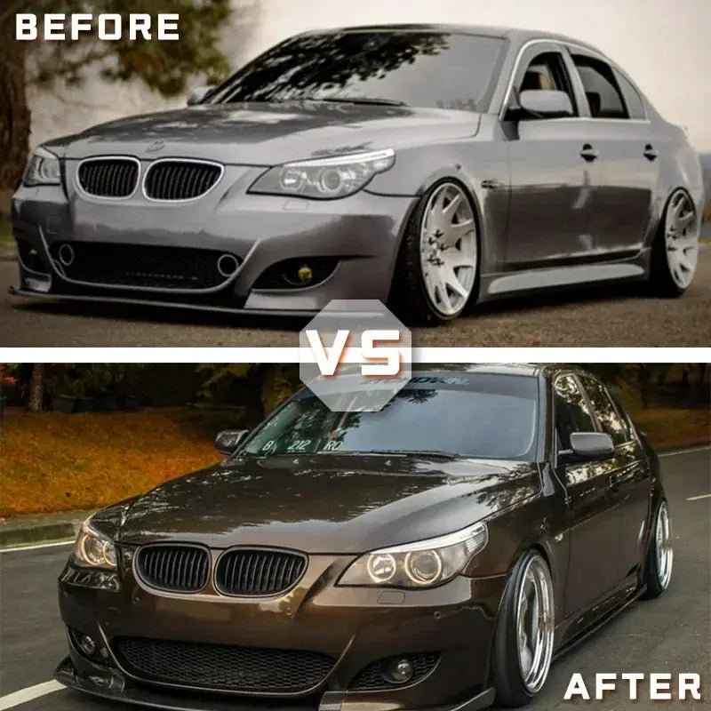 For BMW 5 Series M5 E60/E61 525i 528i 528xi 530i 2003-2010 Car Styling A Pair Gloss Black Car Front Sport Kidney Grilles Grill by InterCyprus Trading Ltd