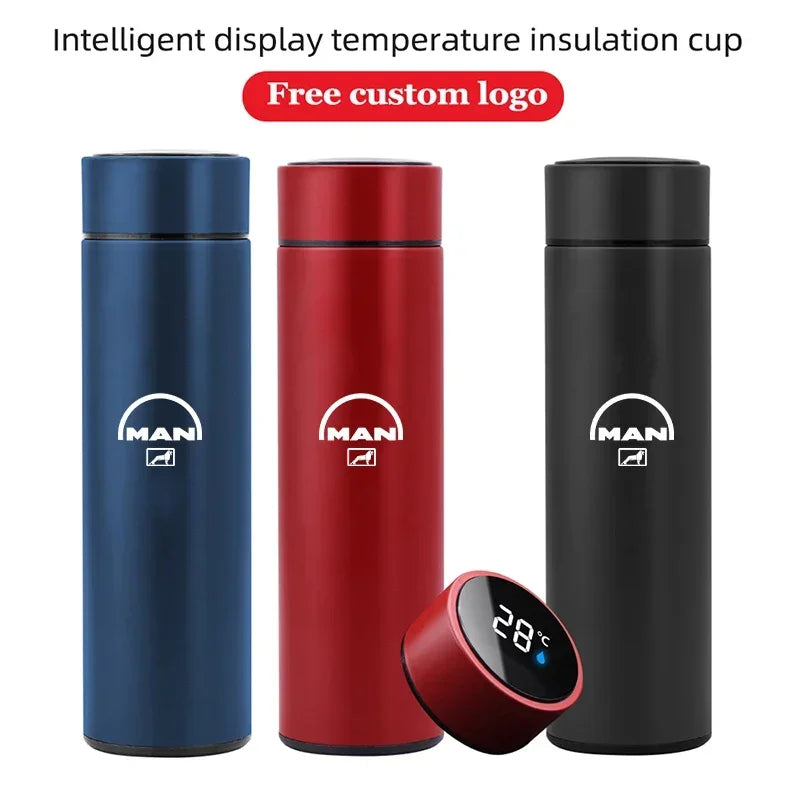 Car 500ml Intelligent Temperature Cup - Auto Temp Display
