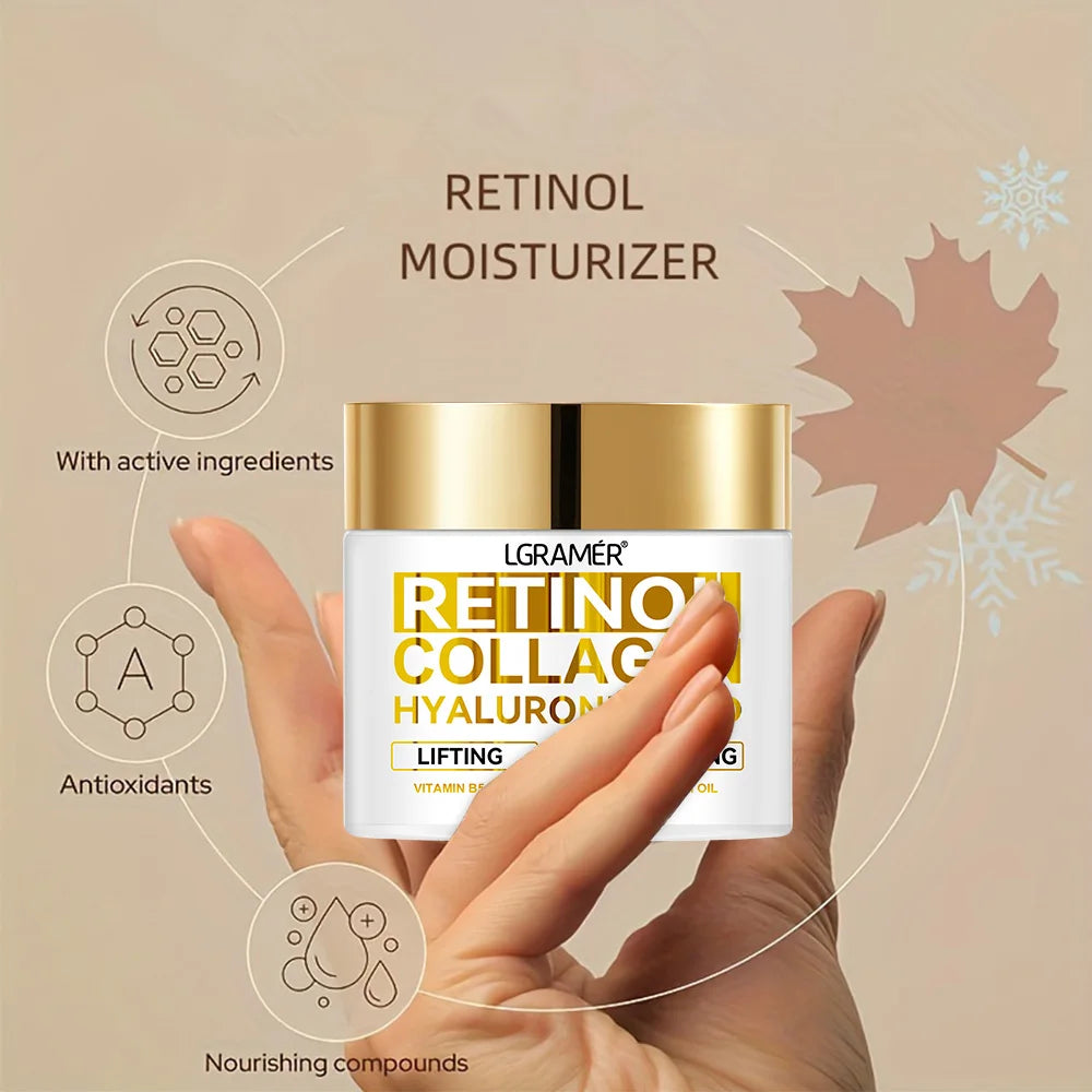 Retinol Anti-Aging Moisturising Face Cream with Hyaluronic Acid