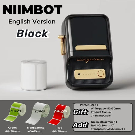 NIIMBOT B21 Label Printer &ndash; Portable Thermal Label Printer