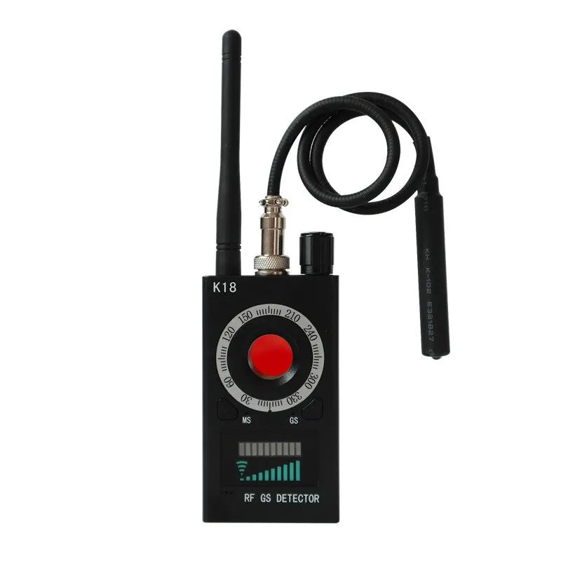 K18 Anti-Candid Cam Wireless Lens Detector &ndash; Wide RF Range black