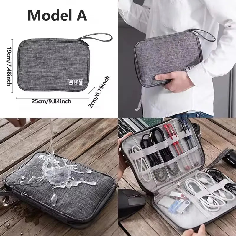 Waterproof USB Cable Organizer &ndash; Travel Ready Slim Design