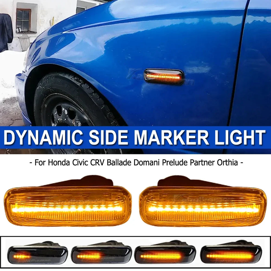 Lumini de semnalizare laterale LED dinamice pentru Honda Civic EK 2/3/4 uși