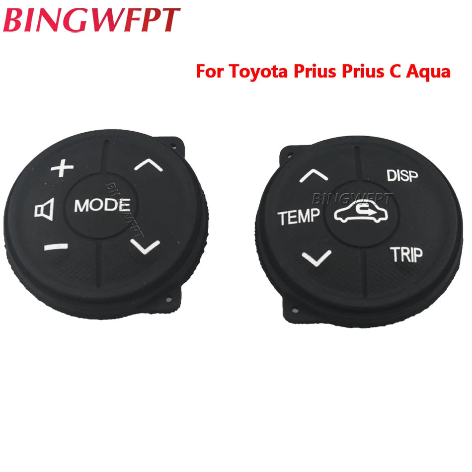 Panou de comutare din cauciuc pentru volan pentru Toyota Prius C 2011-2015 Aqua 2012-2014