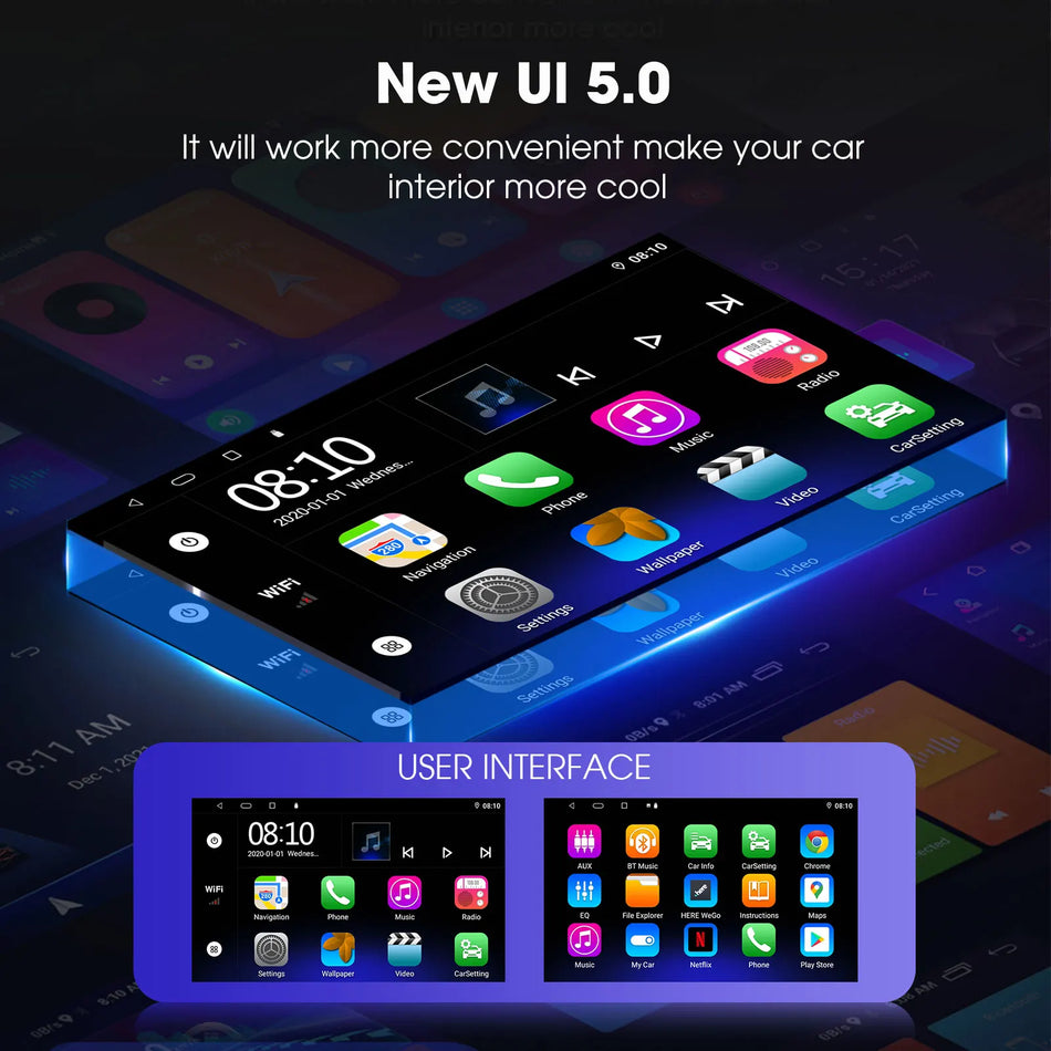 Honda Accord 2003 to 2007 Car Stereo with 10in Capacitive Touch Screen CarPlay