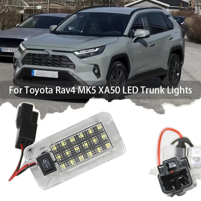 1Pc LED Trunk Lights For Toyota Rav4 MK5 XA50 Scion Highlander Prius Venza Canbus Luggage Compartment Interior Lamps