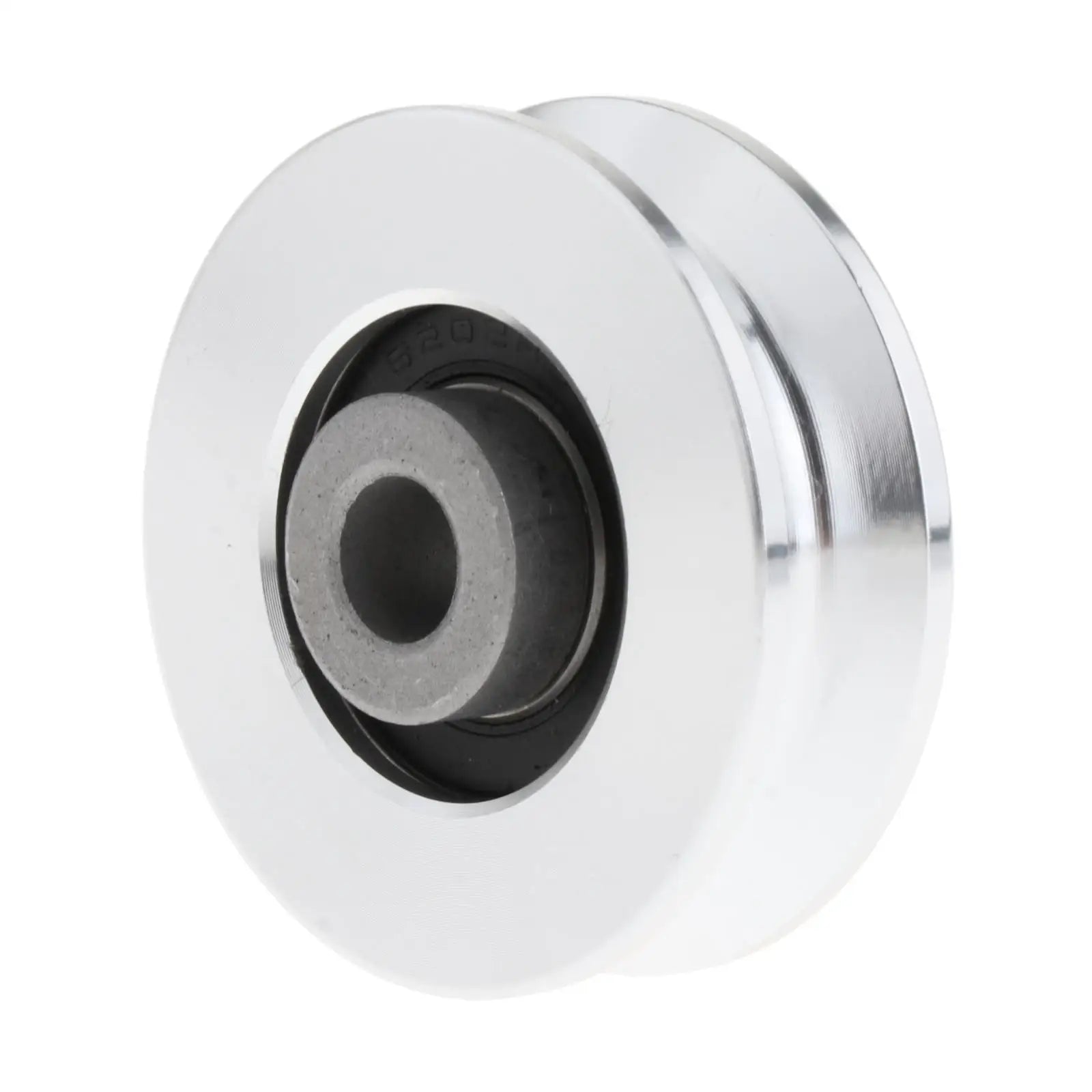 Universal Bearing Pulley Wheel - Durable Aluminum Alloy Gym Equipment 54mm Silver