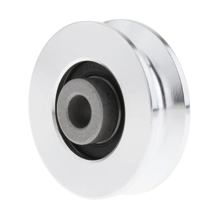 Universal Bearing Pulley Wheel - Durable Aluminum Alloy Gym Equipment 54mm Silver