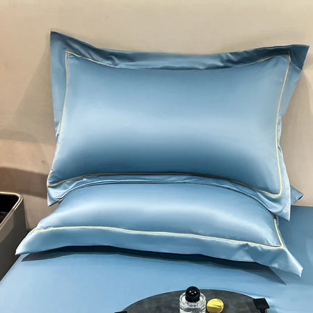 Natural Mulberry Silk Pillowcase Set &ndash; Luxurious Comfort for Restful Sleep Blue / 2PC Pillowcase
