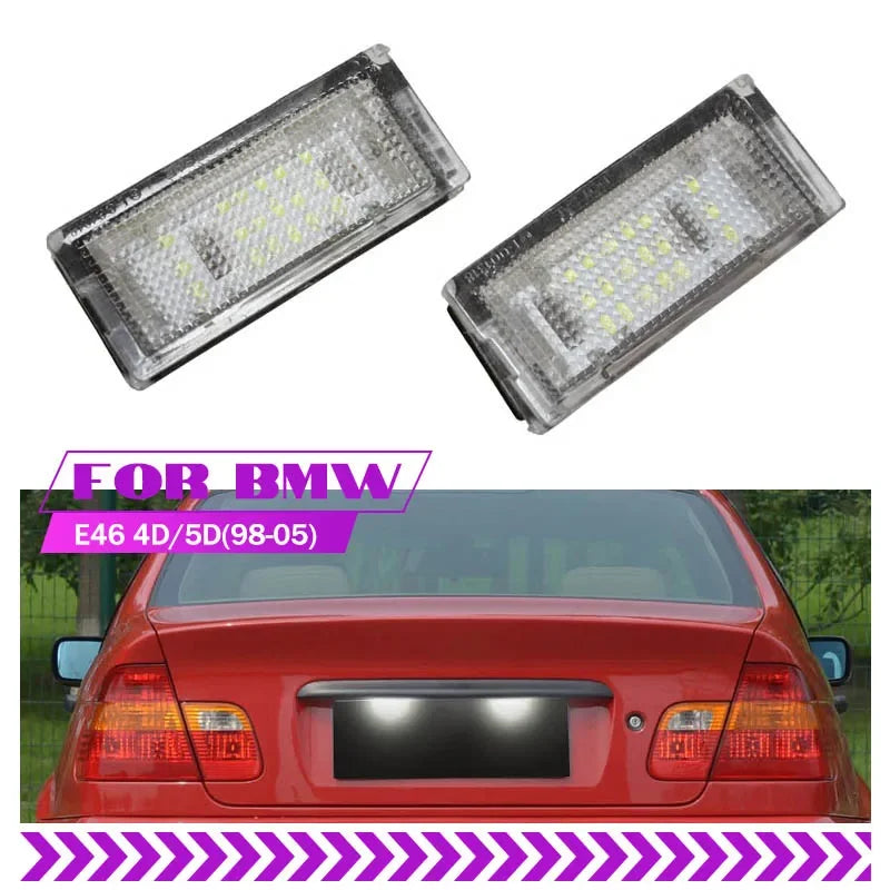 Sada LED svetiel na evidenčné číslo pre BMW E46 4D 1998 2003