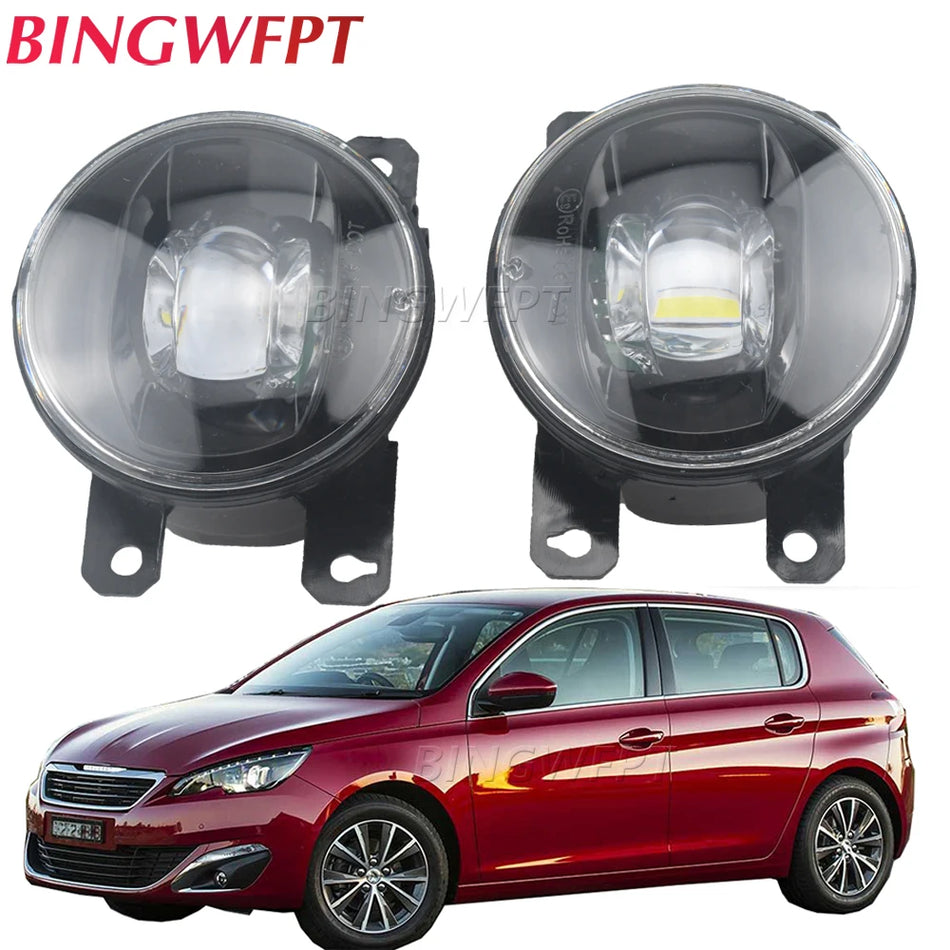 Miglas lukturu komplekts Super spilgtas LED gaismas Peugeot 308 T9