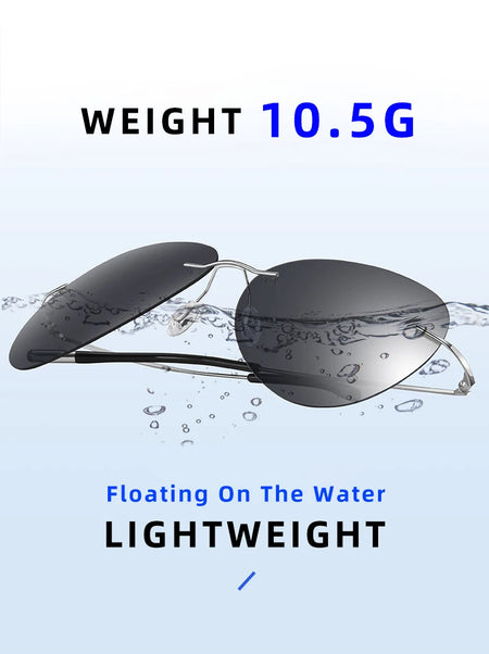 CLLOIO Ultralight Titanium Sunglasses &ndash; Photochromic