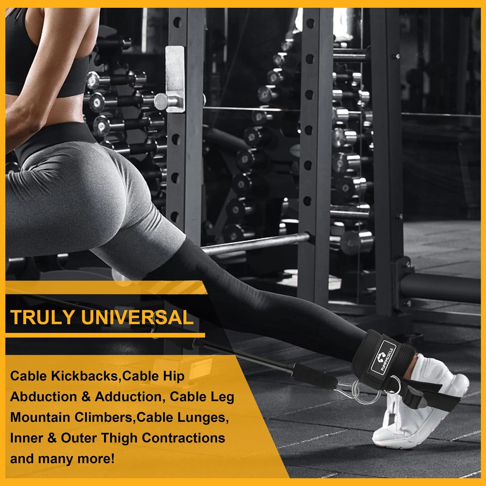 Adjustable Ankle Straps for Cable Machines - Enhance Your Workout