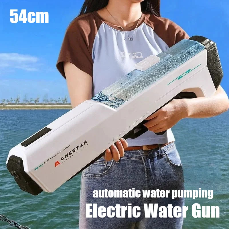 Electric Water Gun for Kids - Automatic One-Click Rechargeable Toy