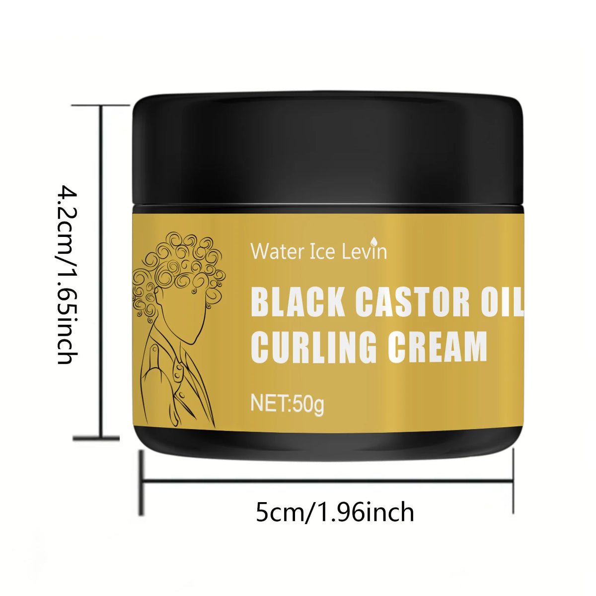 Water Ice Levin Black Castor Oil &ndash; Healthy Moisturizes And Defines Curls
