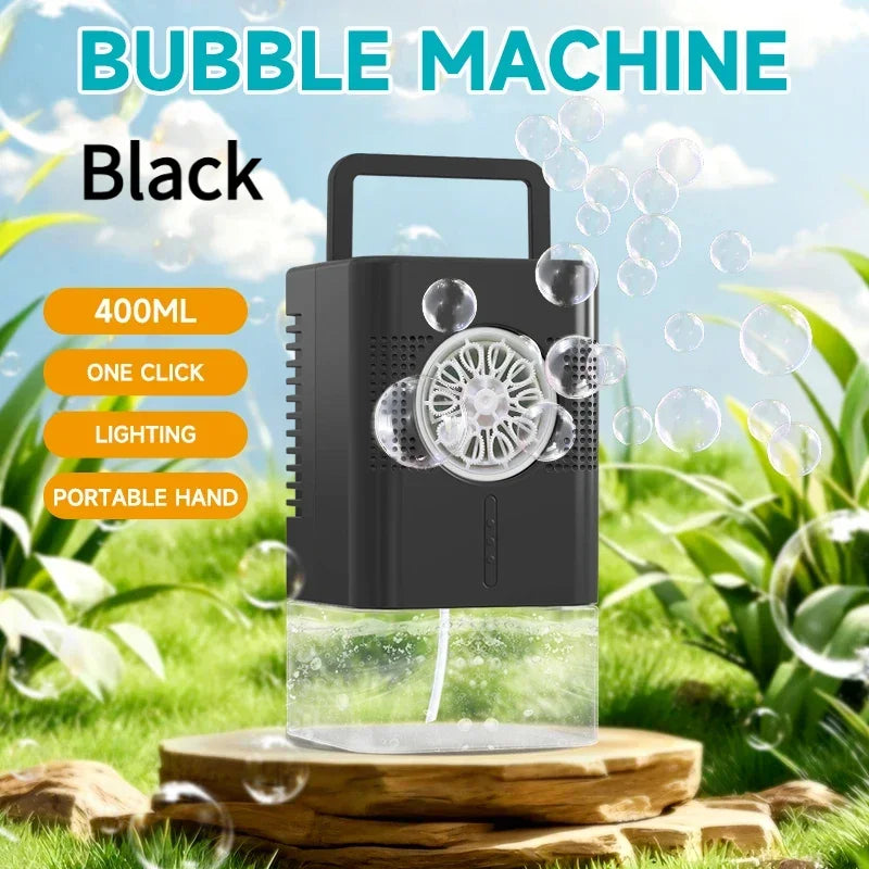 Automatic Bubbles Floor Pompero Soap Blowler &ndash; Bubble Blower black