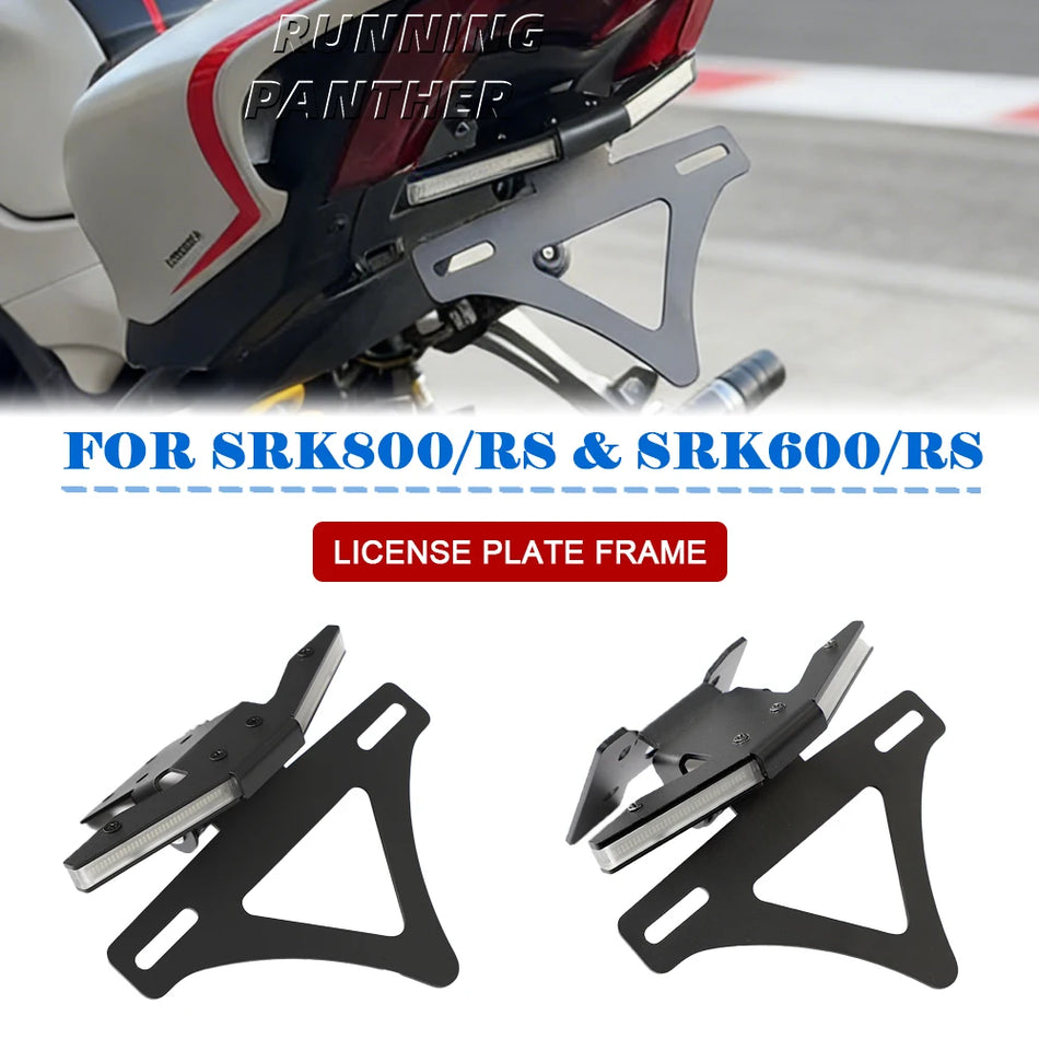 License Plate Holder CNC Aluminum Tail Tidy for Qianjiang SRK600/RS SRK800/RS