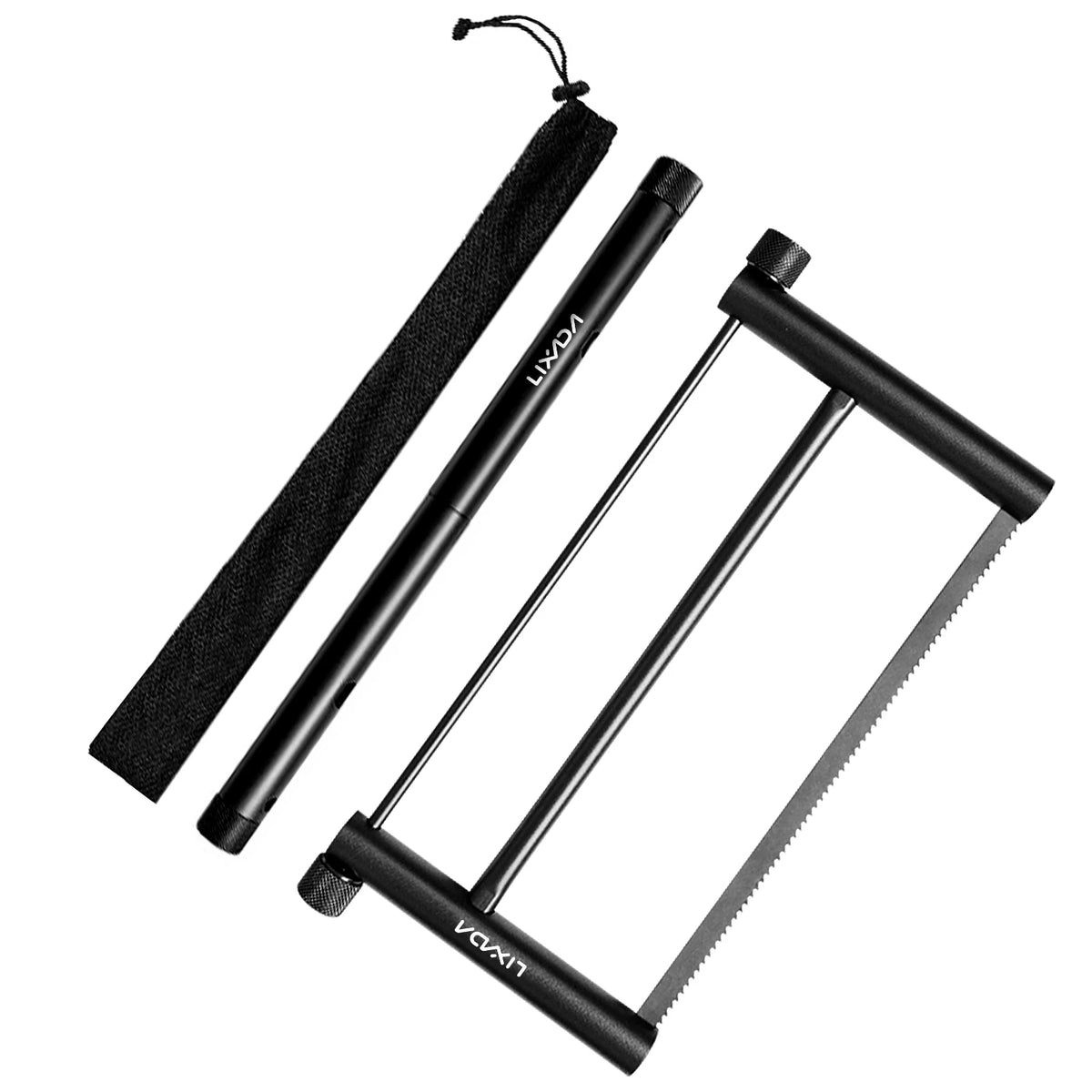 Lixada Folding Wood Saw Aluminium Alloy - Ultra Portable black