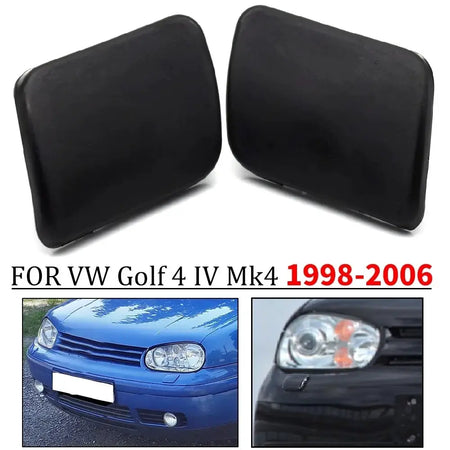 Left/Right Side Front Bumper Headlight Washer Nozzle Cover Cap For VW Golf 4 IV Mk4 1997 1999 2000 - 2006 1J0955110A 1J0955109A by InterCyprus Trading Ltd