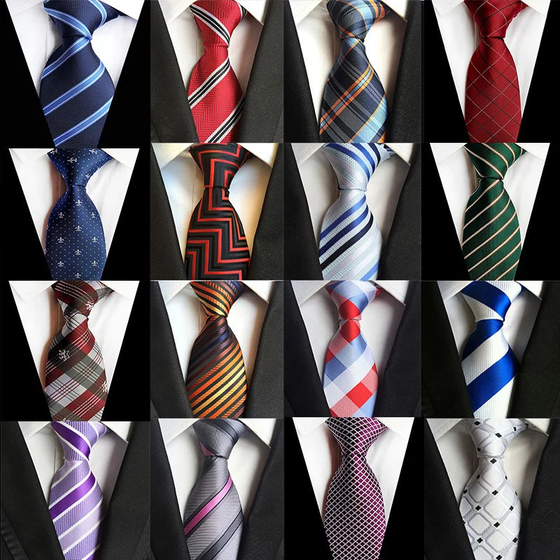 Luxury Striped Floral Tie for Men - 68 Colours Available