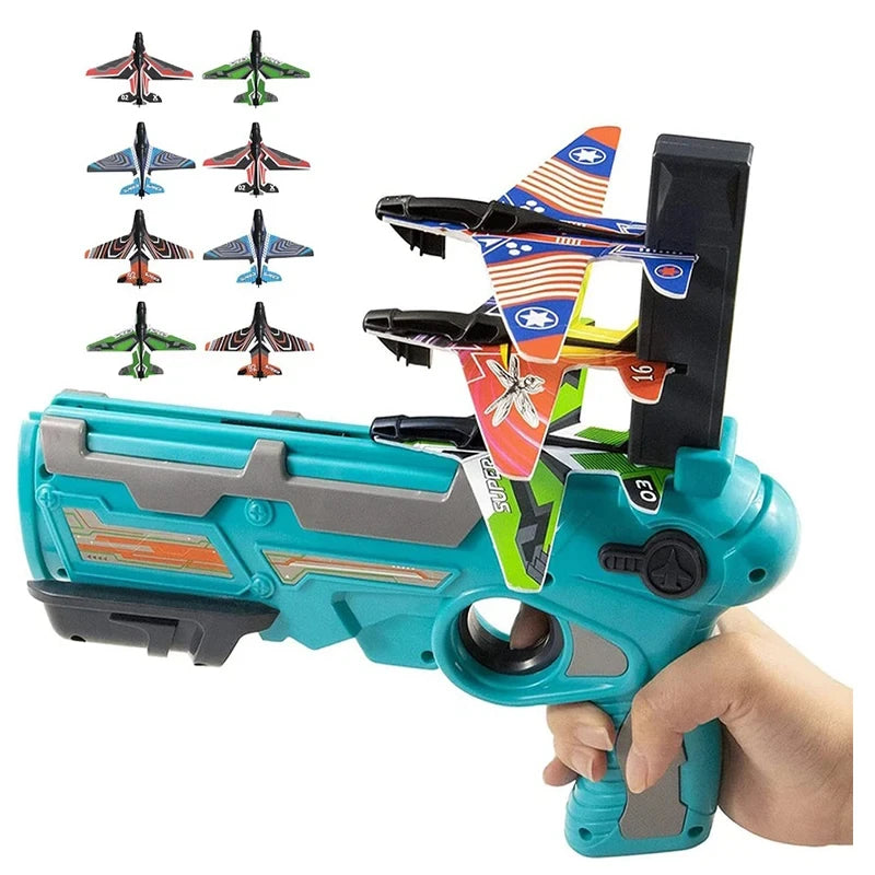 Ejection Aircraft Shooting Game - Outdoor Toy for Boys Aged 3-5