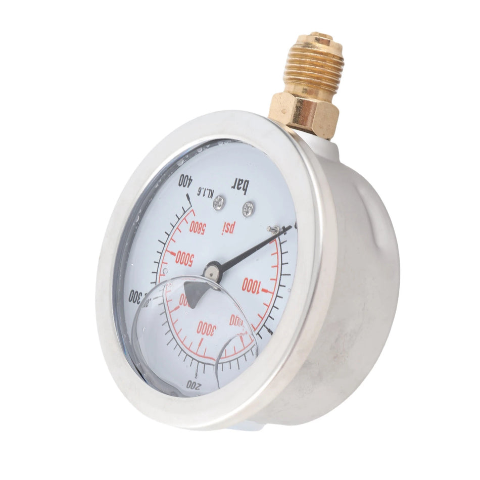 0-400Bar 0-5800Psi G1/4 68Mm Dial Hydraulic Pressure Gauge &ndash; High Precision Pressure Measurement