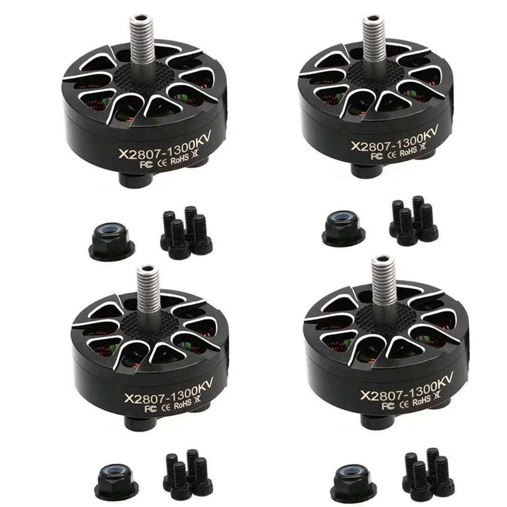4PCS X2807 Brushless Motors &ndash; High Efficiency for FPV Racing Drones 4PCS  X2807 1300KV