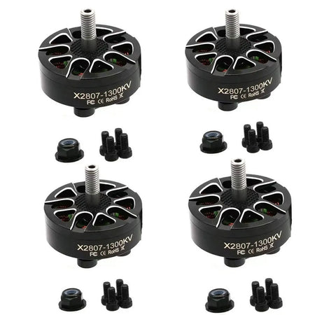 4PCS X2807 Brushless Motors &ndash; High Efficiency for FPV Racing Drones 4PCS  X2807 1300KV