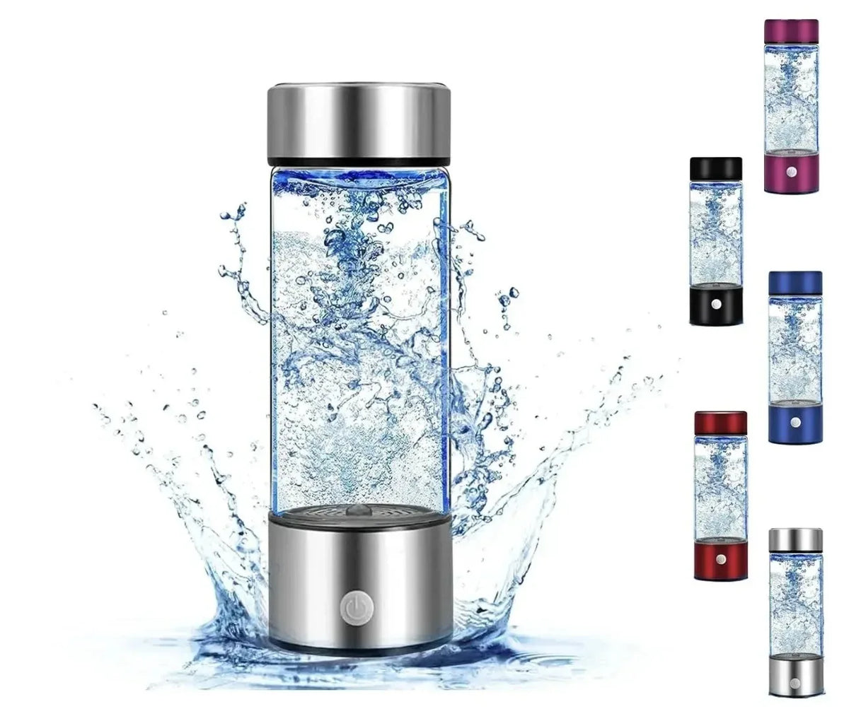 YTYIN Hydrogen Rich Water Cup &ndash; Portable Electric Ionizer for Health Benefits SILVER