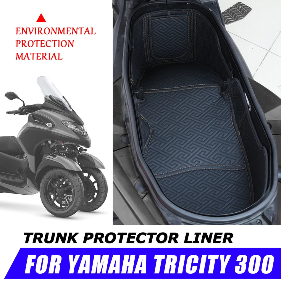 Επένδυση Δερμάτινου Πίσω Κουτιού Yamaha Tricity 300 για Αποθήκευση Καθίσματος