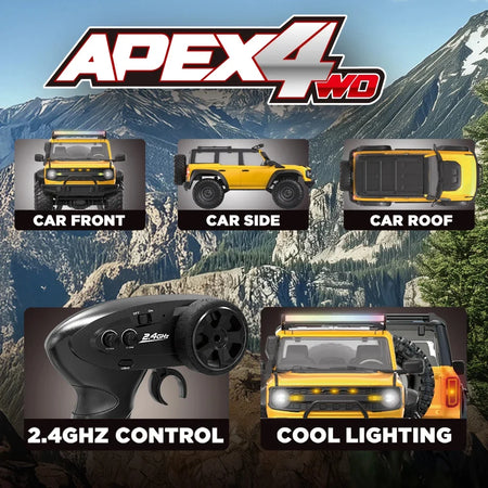 HB R1601 RC Car 1:16 4WD Off Road Model &ndash; LED Lights