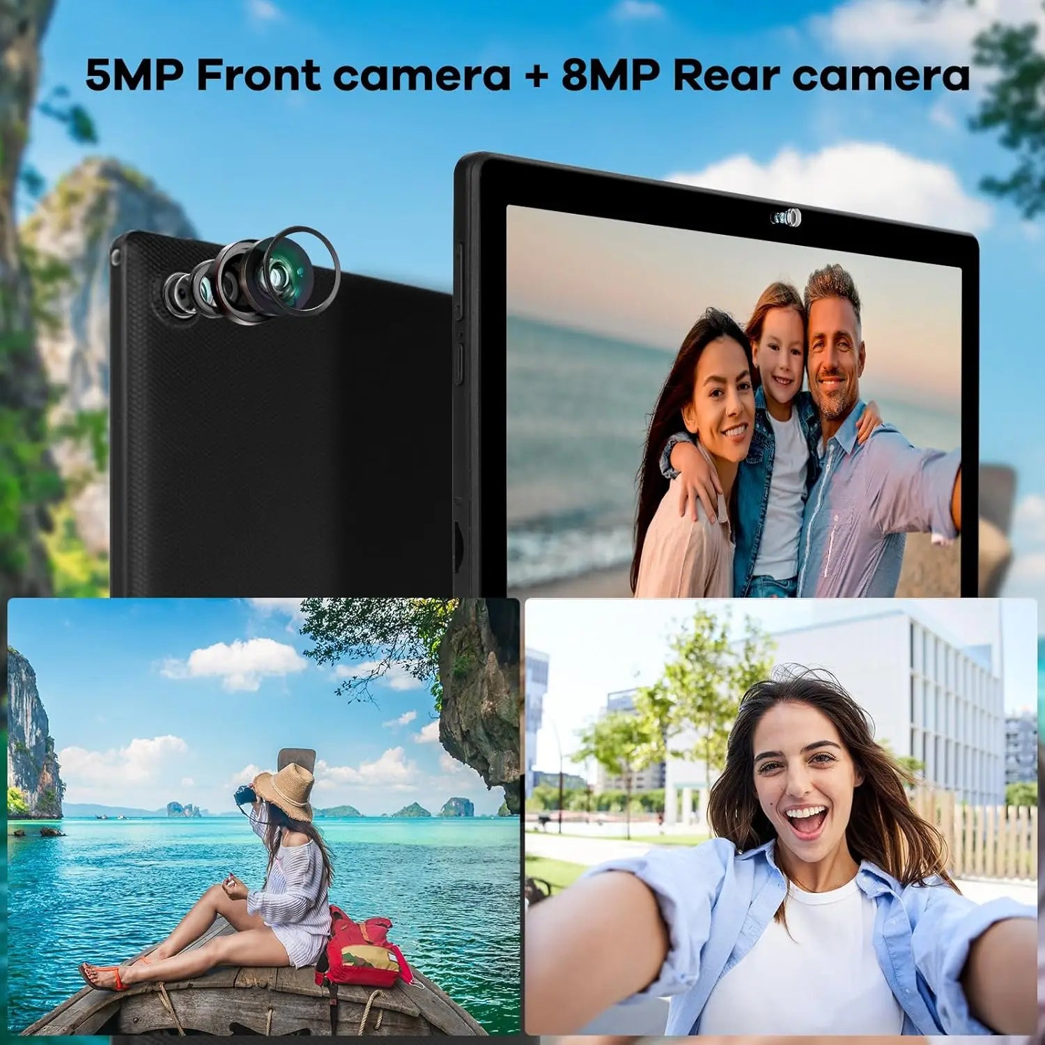 URAO 10 Inch Tablet Android 14 8GB RAM 64GB ROM &ndash; WiFi 6