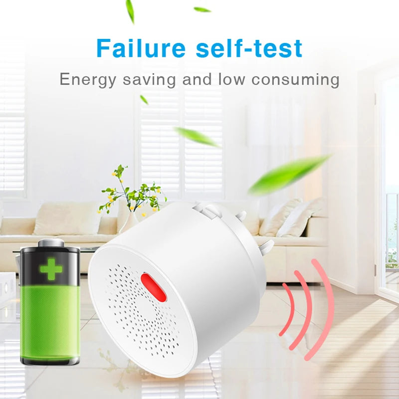Tuya Smart Combustible Gas Detector Sensor - App Control