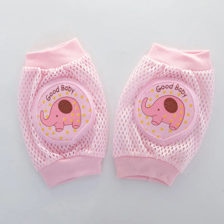 Kids Cotton Crawling Knee Pads &amp; Elbow Protectors M Style 12