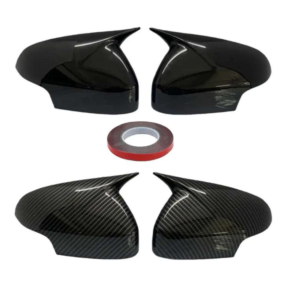Side Mirror Covers ABS for Volvo C30 C70 S40 S60 V40 V50 V70 Pair by InterCyprus Trading Ltd