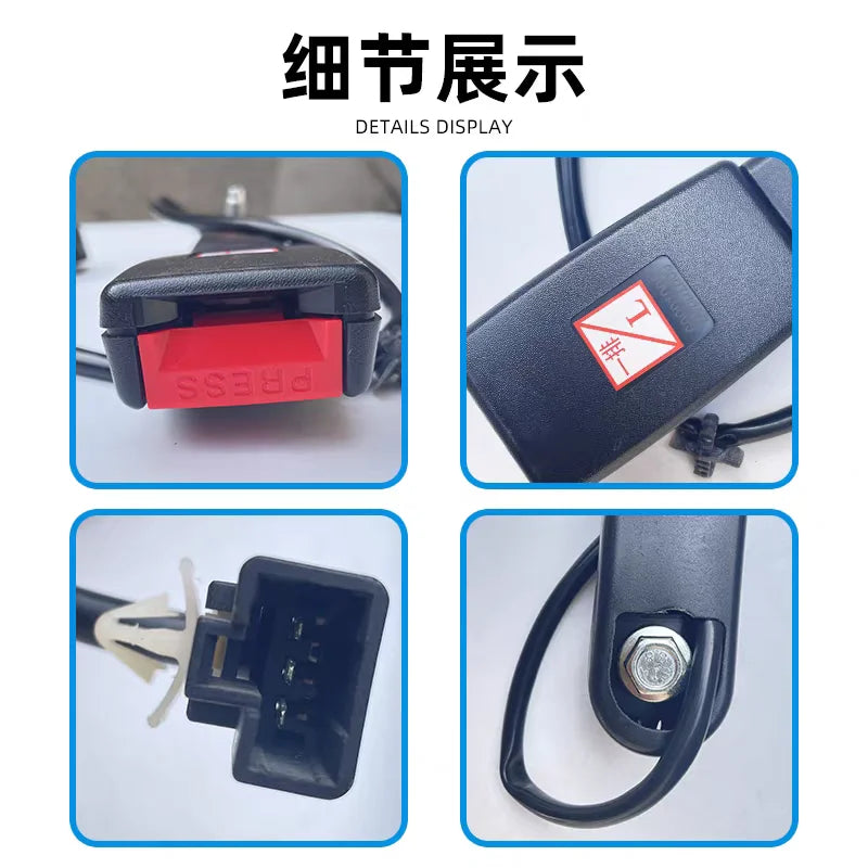 Front Seat Belt Buckle For Hyundai Starex H1 88830-4A200LK 88840-4A300LK by InterCyprus Trading Ltd